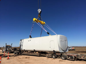 Plasma®lifting slings used to assist with wind farm installations