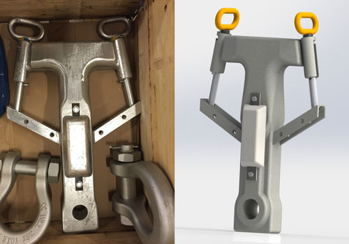ROV anchor connector