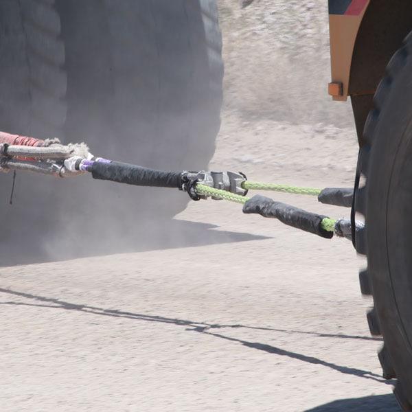 Caterpillar towing assembly